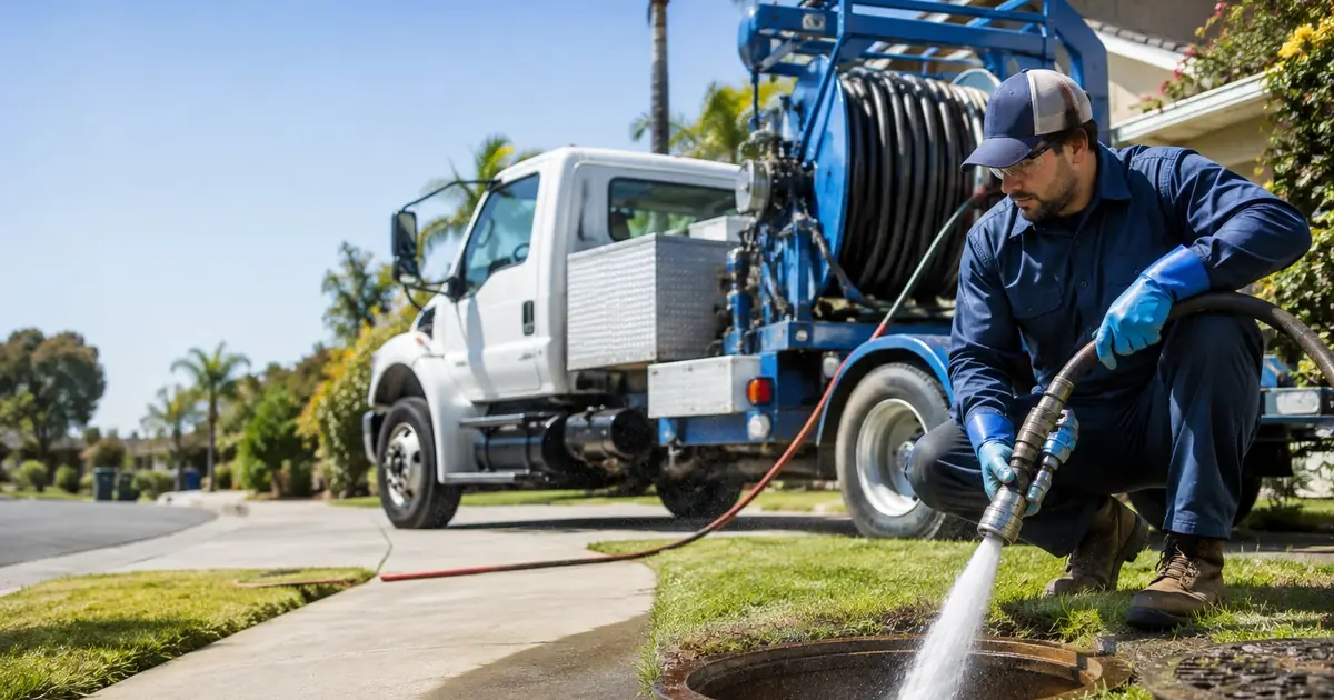 Hydro jet sewer cleaning Valley Village