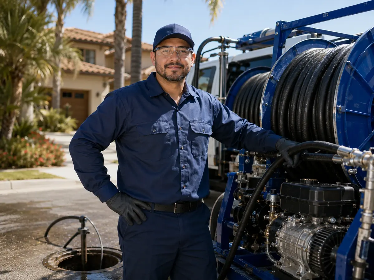 Hydro jet sewer cleaning in Valley Village
