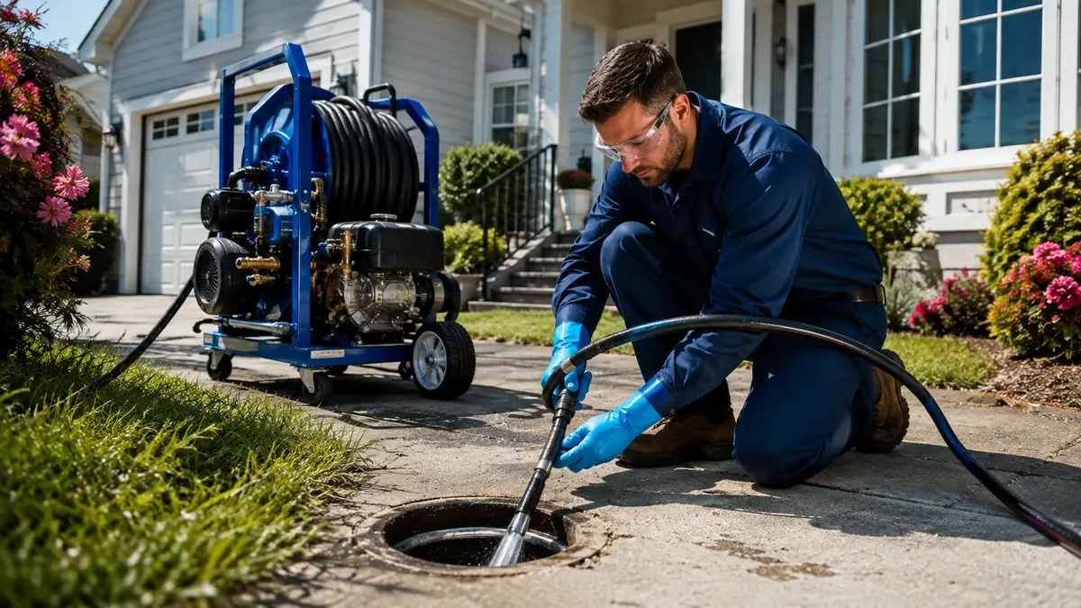 Residential Hydro Jet Drain Cleaning in Valley Village